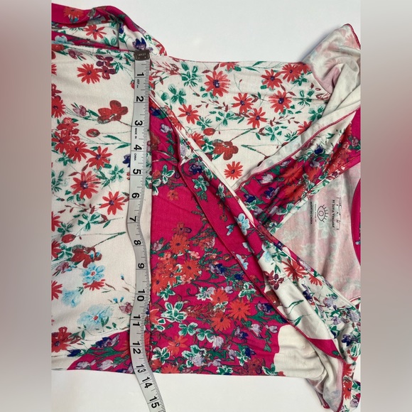 Sofia Jeans Vergara Faux Wrap Tossed Bouquet Layered Dress Women's Size XS - Picture 11 of 12